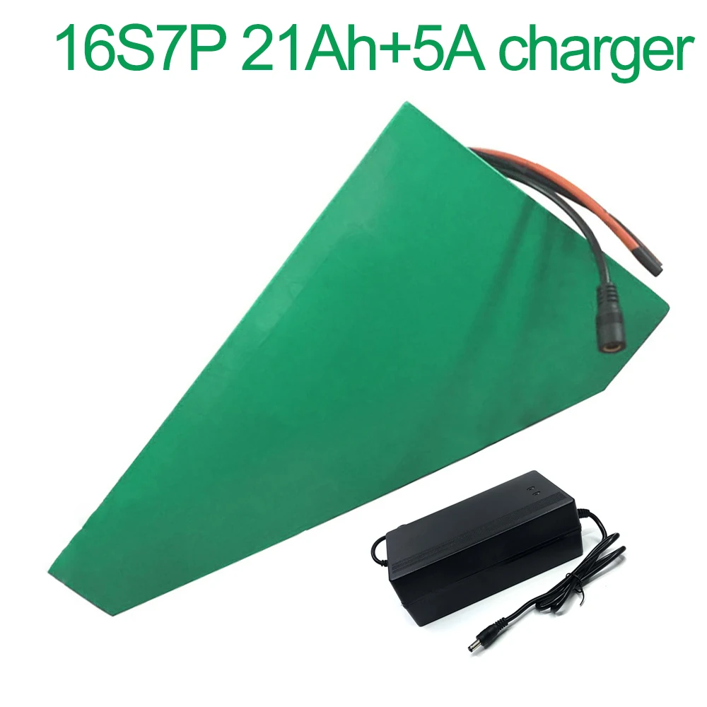 

With 5A charger 60V 21Ah 16S7P 18650 Li-ion Battery electric two Three wheeled motorcycle bicycle ebike 330*310*200*70*70*45mm