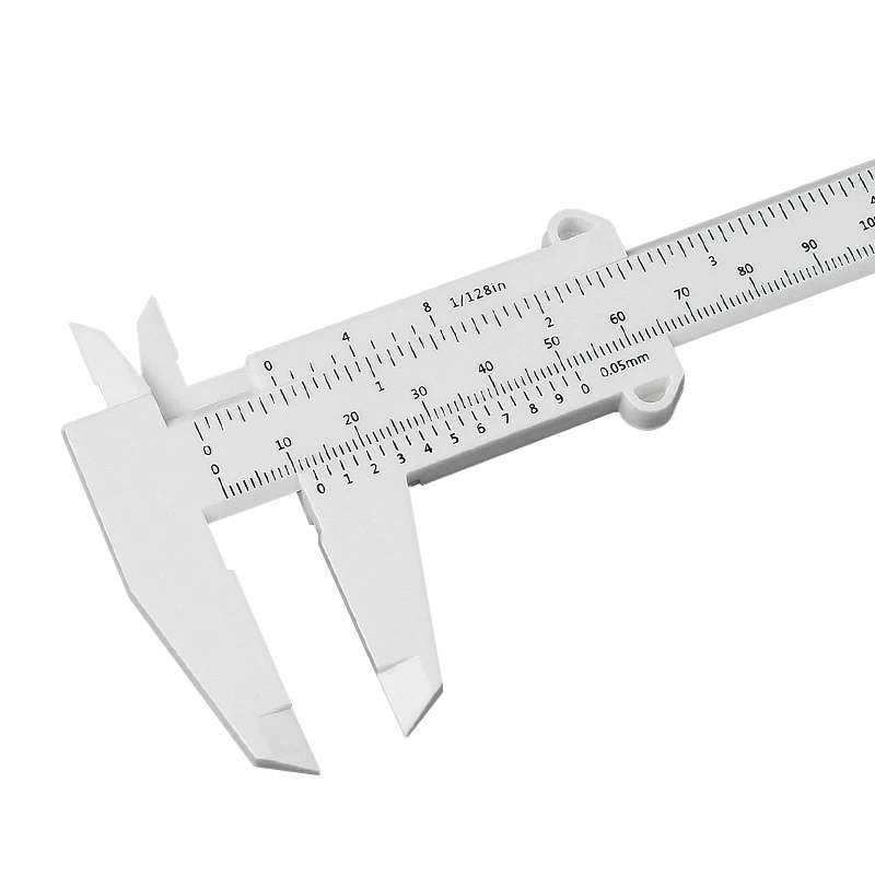 LUXIANZI 0-150mm Plastic Vernier Caliper High Precision Digital Calipe Mini Student Ruler Double Scale Depth Measuring Tool