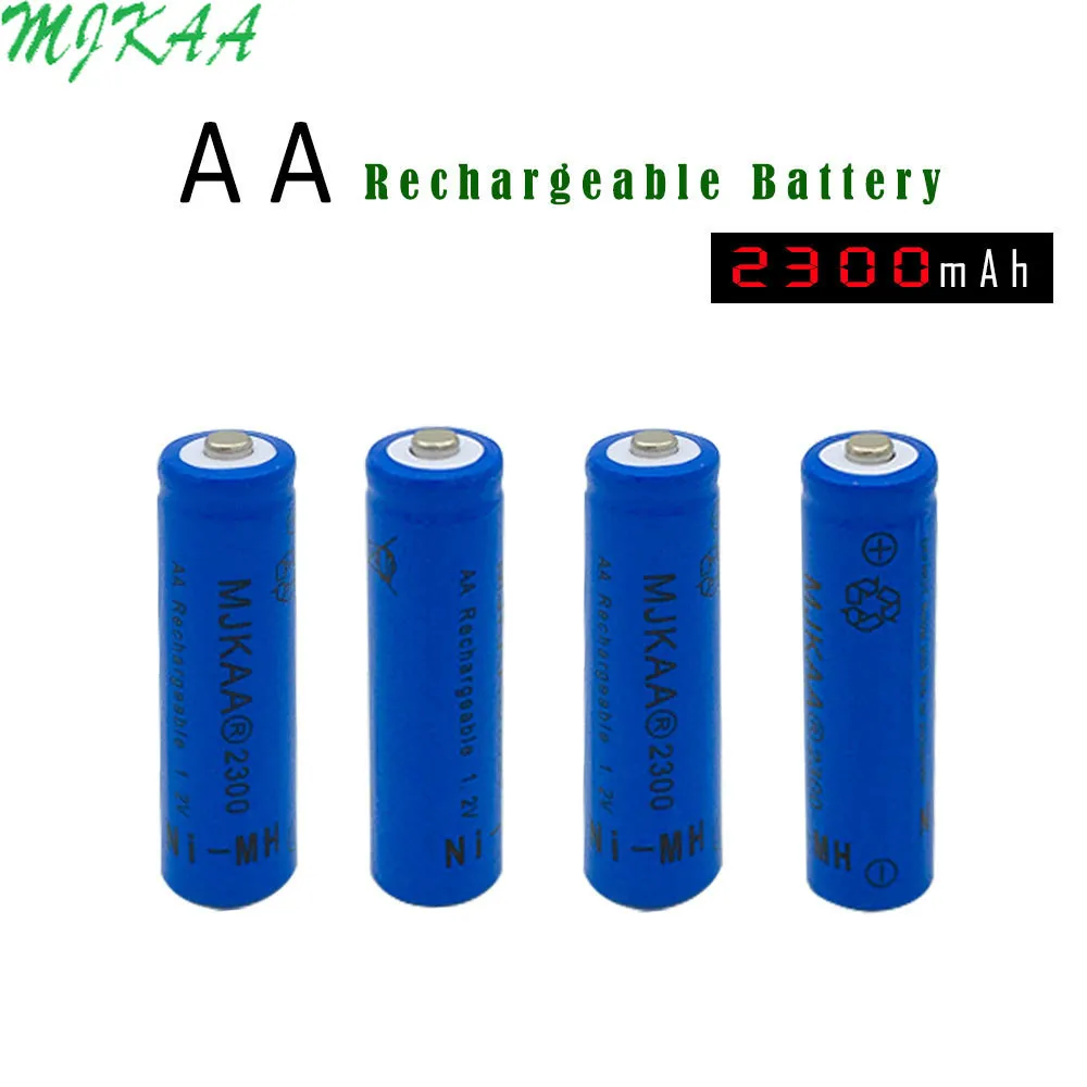 MJKAA Ni-MH 1.2V 2300mAh AA Rechargeable Nickel-metal Hydride Battery