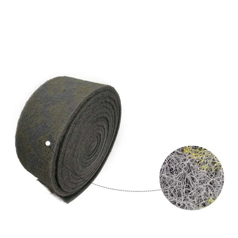 5M Brushed stainless steel Scouring pad Abrasive Tools Rust removal Polishing for industry Metals Wood Paint Hand brush Tool
