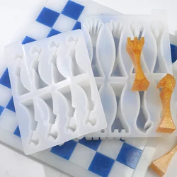 MD084 International Chess Mold Epoxy Moldes De Silicona Moule Silicone Resine