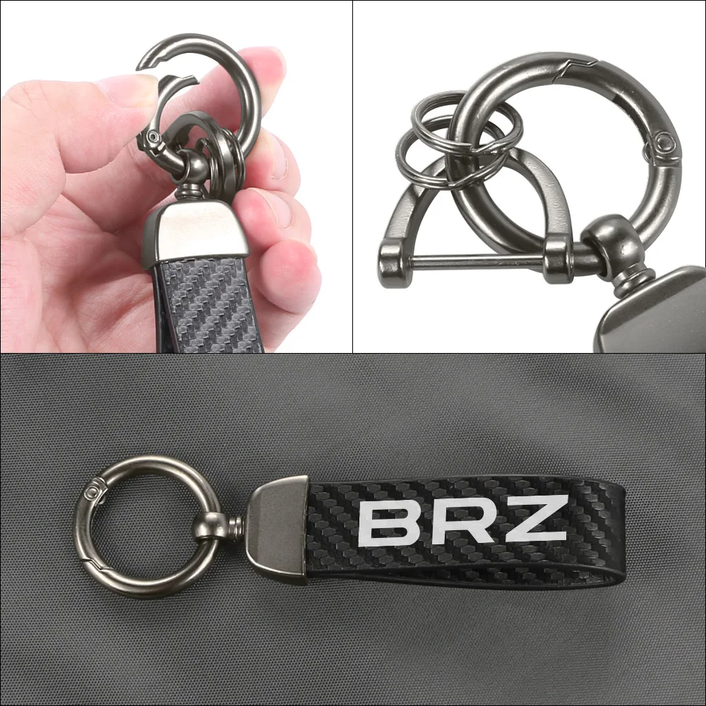 PU Leather Car Keychain Auto Accessories For Subaru Forester XV Outback Legacy WRX Tribeca Levorg BRZ Crosstrek Exiga Ascent