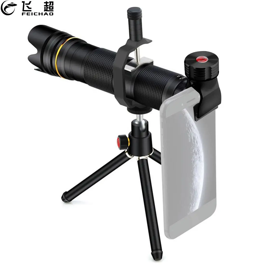 

4K HD 22X/36X/ 6-36X Optical Zoom Bluetooth-Compatible Telescope Lens w Tripod Mobile Phone Camera Lens Telephoto External Kit