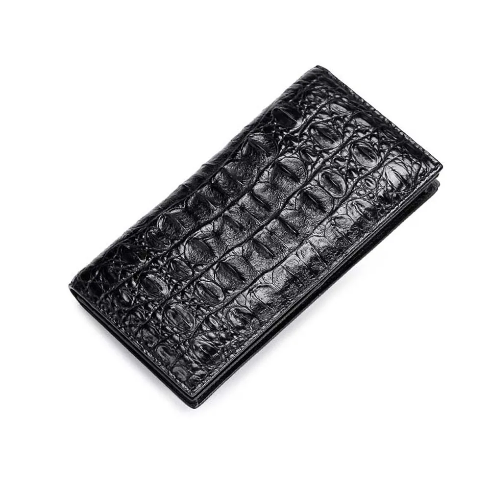 jianglang new  Thailand  male  crocodile  male wallet  male long  wallet  business  Two fold  male crocodile men clutch bag