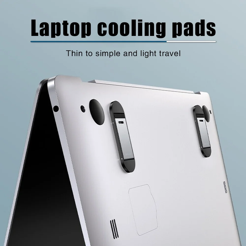 Support Invisible universel pour ordinateur Portable, coussinet de refroidissement, support réglable pour MacBook Air /Pro