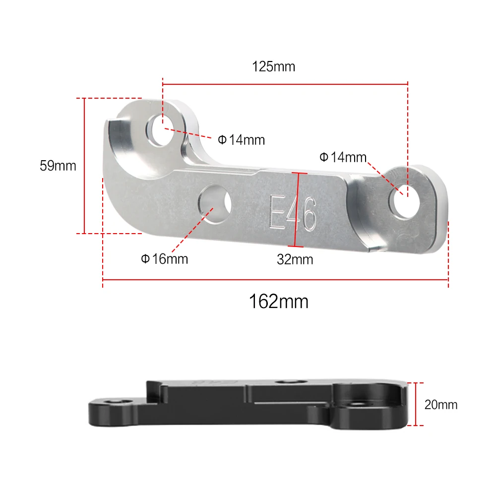 Steering Lock for Drifting Adapter Increasing Turn Angle about 25% Tuning Kit E46 For BMW non-M3 4 colors