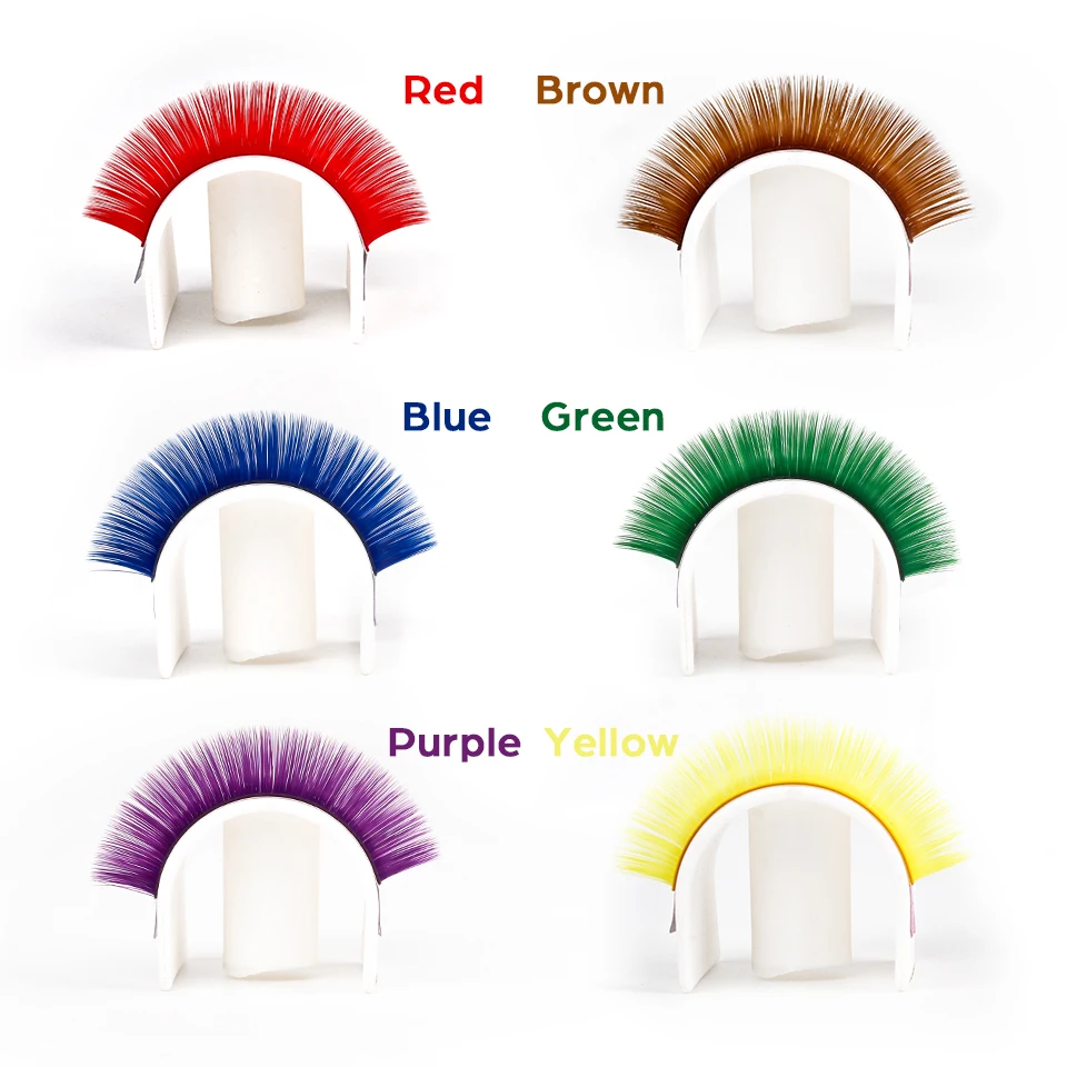 Kleurrijke Fanning Bloom Wimpers Auto Bloei Valse Wimperverlenging Gemakkelijk Fan Volume Wimpers Natuurlijke Zachte Lash Makeup Tools