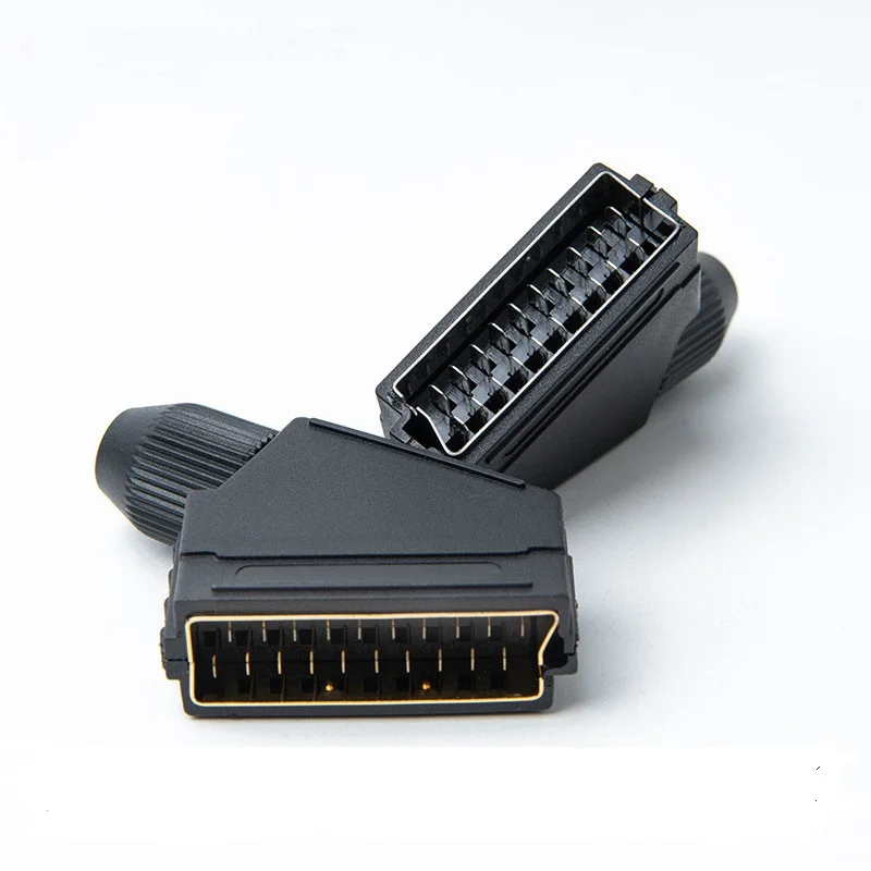 Männlicher Euro SCART-Lötanschluss, 21-poliger RGB-Buchsenadapter – Detail 4