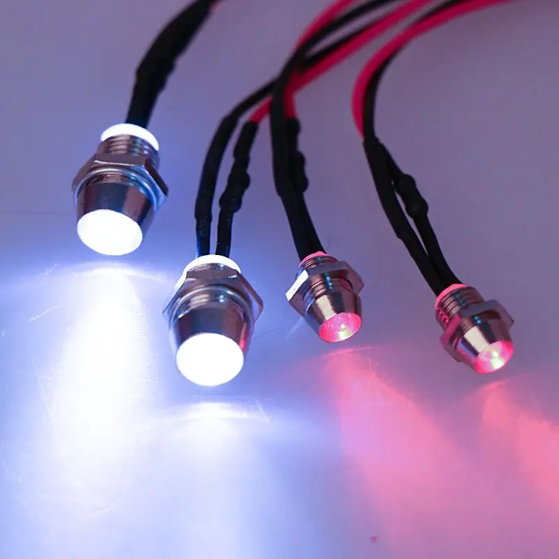 RC On-Road Model Drift Car New LED Night 5mm & 3mm fari fari luce