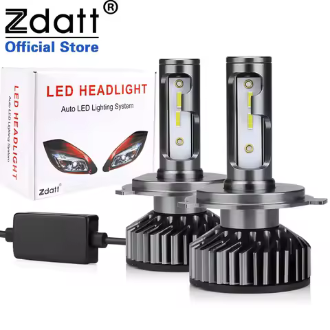 Zdatt H1 LED Headlights Bulb H4 H7 LED Canbus CSP Chip 9005 HB3 9006 HB4 Lamp H11 H8 800W 6000K 12V Auto Fog Lights Ice Bulbs