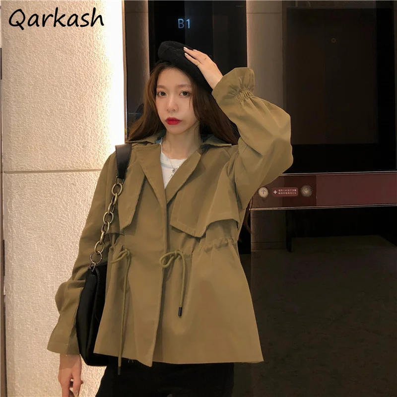 

Basic Jackets Women Elegant Design Loose Female Outwear Autumn Classic Holiday Stylish Cozy Ulzzang Popular Chic Vintage Tender