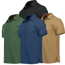 T-Shirt da uomo estiva classica in cotone a maniche corte T-Shirt da uomo Casual Solid magliette top uomo Business Golf T Shits Camisa Tops