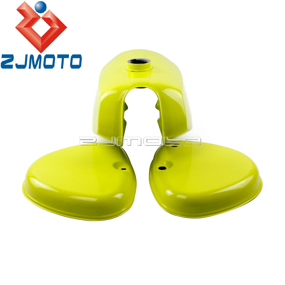 6 Color Motorcycle Fuel Tank For Simson S50 S51 S70 S 50 S 51 S 70 Fuel Oil Tank 200200 w/ Side Covers Engine Protection Pad