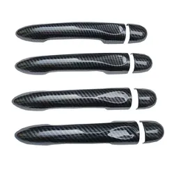 Door Handle Cover Trim for Renault Scenic 3 Iii Grand 2011 2012 2013 2015 2016 Auto Car Accessories Imatation Carbon Fiber