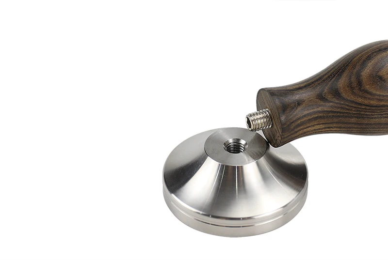Kaffee Tamper 51mm 57mm 58,5mm Für Delonghi Breville Lelit Siebträger Edelstahl Espresso Zubehör Ecke Barista werkzeuge – Detail 17
