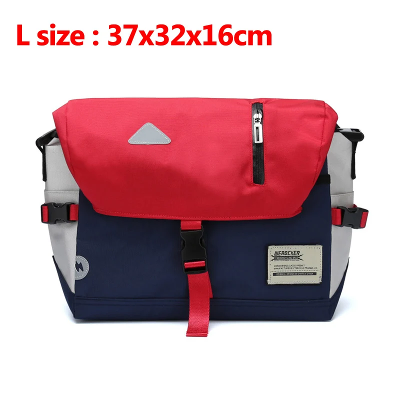 Men Crossbody Messenger Bags Oxford Waterproof Ridding Bag Sling