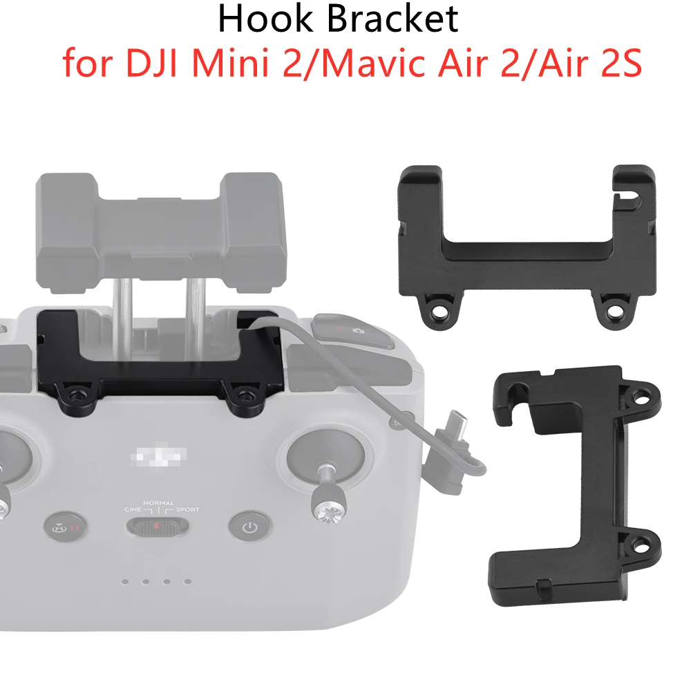 DJI-미니 2/매빅 에어 2/에어 2S 리모컨 후크 브래킷 교체 후크 홀더, 드론 RC 액세서리, 재고 있음