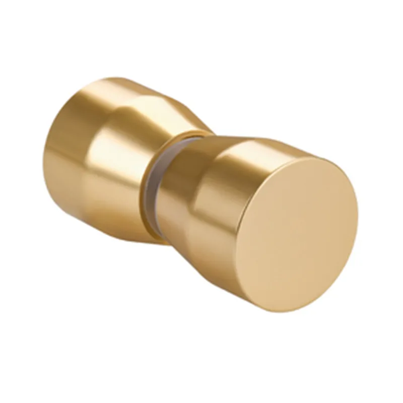 Aluminum alloy single hole glass door handle wine cabinet handle glass door handle shower door handle