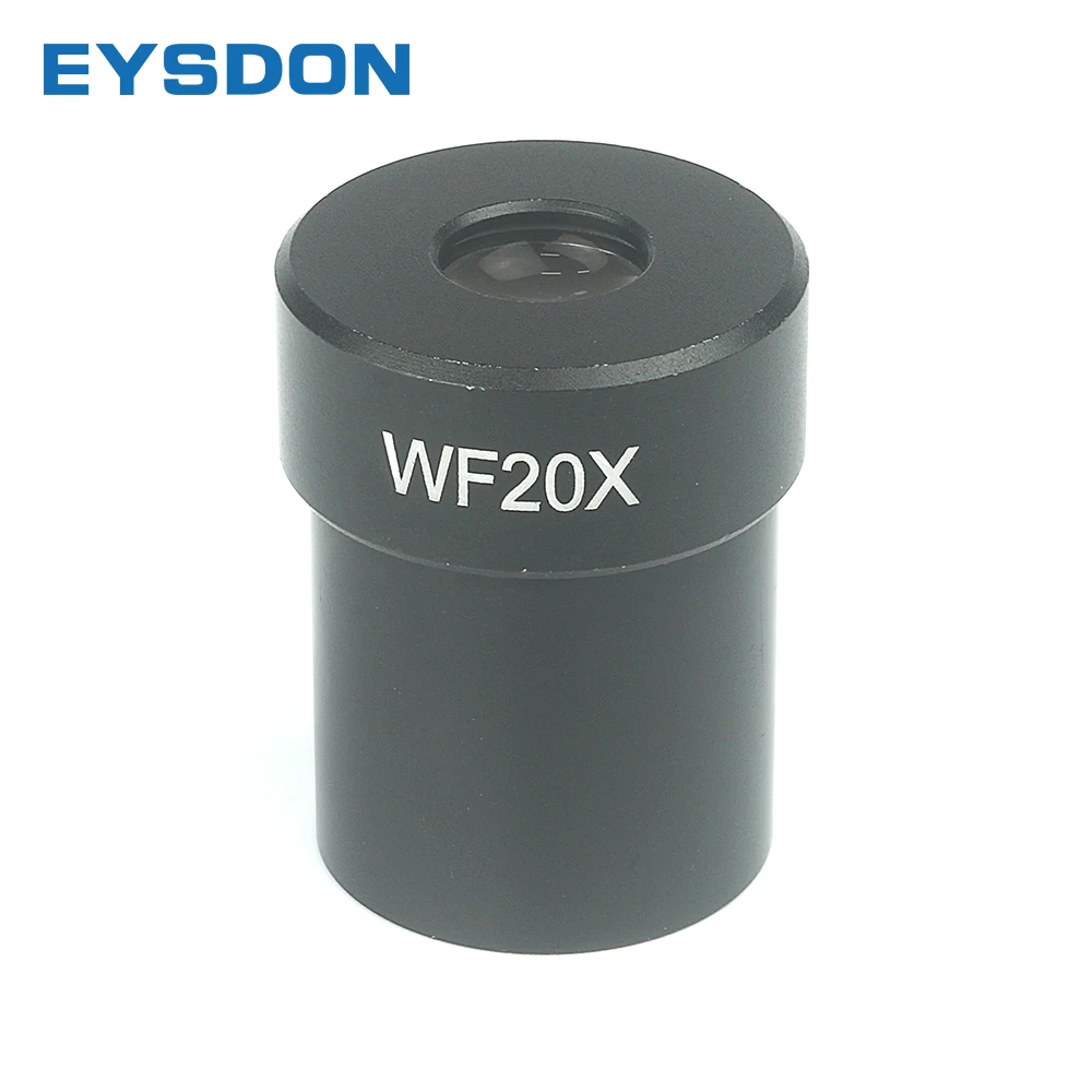 EYSDON WF20X okular mikroskopu 10mm szerokie pole widzenia dla 23.2mm zamontować Port mikroskop biologiczny