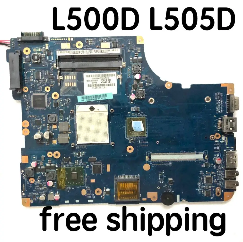 

K000079030 For Toshiba L500D L505D Laptop Motherboard KSWAE LA-4971P Mainboard100%tested fully work