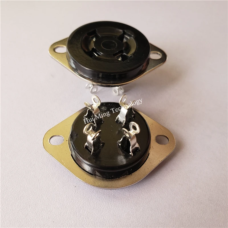 Douille tubulaire en bakélite, 8 pièces, GZS4-F siège, pied argenté pour 300B/2A3/811/45/71A