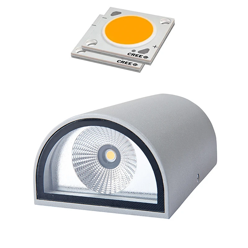Simp-Luz LED moderna para pared, 6W, 12W, lámpara para balcón, iluminación exterior impermeable, lámpara de aluminio para porche, lámpara para valla