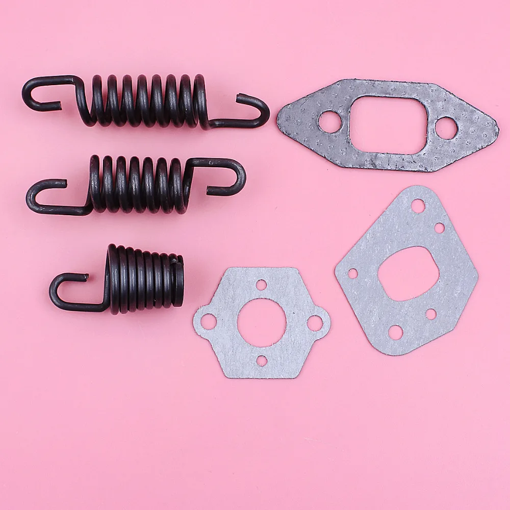 Imagem -02 - Carburador Carb Gasket Tampão av Spring Mount Conjunto para Partner 350 351 352 370 390 Motosserra Peça de Reposição
