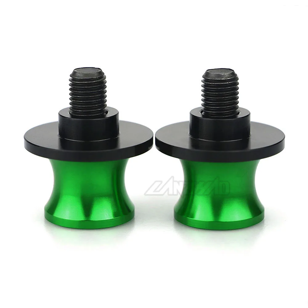 ER-6N للدراجات النارية Swingarm بكرات حامل خلفي مسامير المتزلجون باستخدام الحاسب الآلي الألومنيوم اكسسوارات لكاواساكي ER6N 2006 - 2013 2014 2015 2016 #3