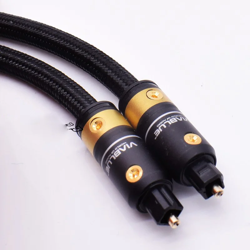 HIFI Audio 4-core ODR Fiber Optic Cables Optical Fiber spdif Cable Professional 5.1 dolby DTS for DAC / Digital Interface