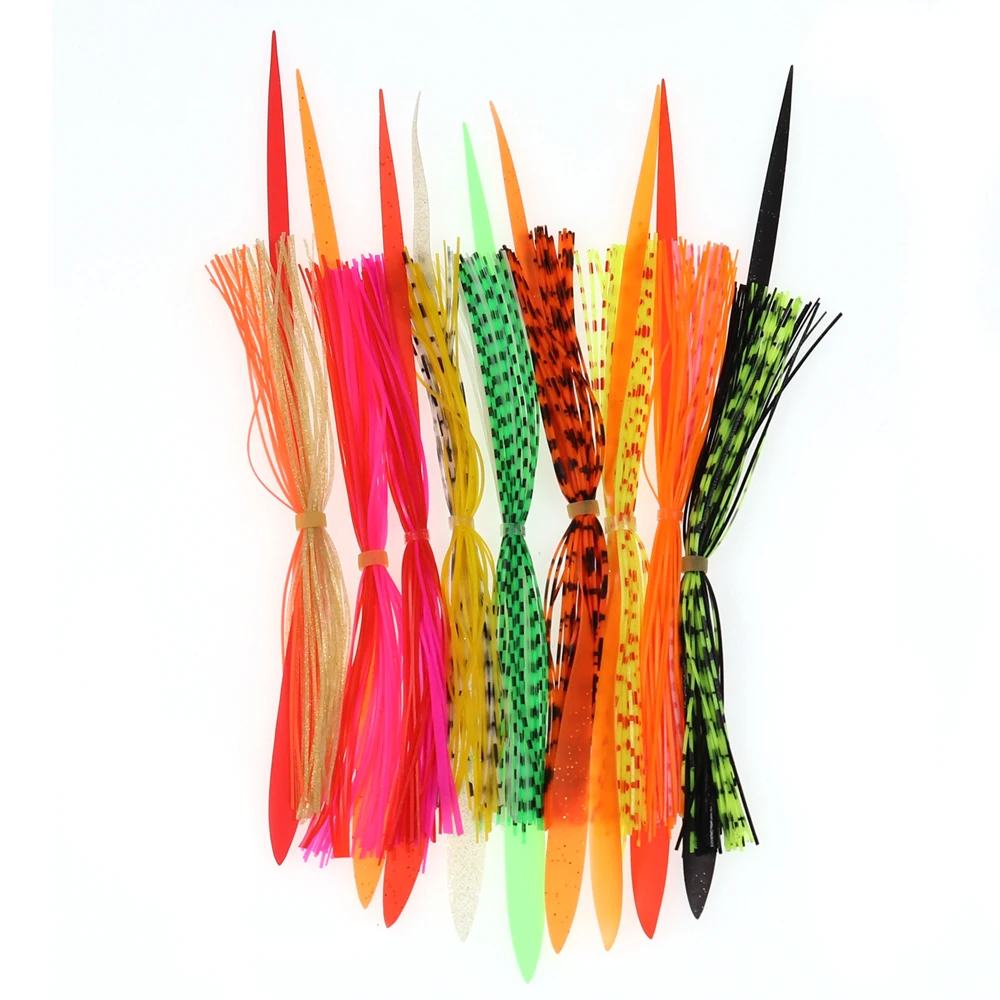 Falda de Silicona Doble Color para Jig – Para pargo, madai y calamar - imagen 3