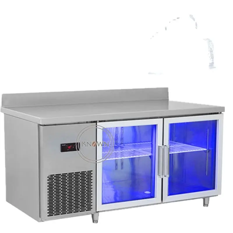 -12 To -18 Degree Glass Freezer Refrigerator Ice Cream Refrigerator Freezer For Ice