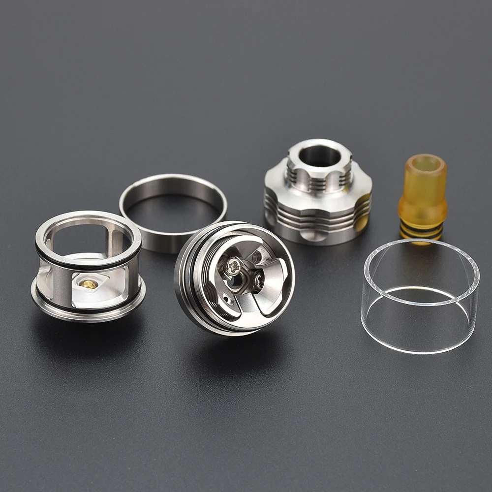 Wolfcoolvape-خزان سجائر إلكتروني ، أوميزون ، لفائف مفردة ، خيط ، من من من ، من ، من نوع S61 Mtl RTA ، 22 ، شو شو شو