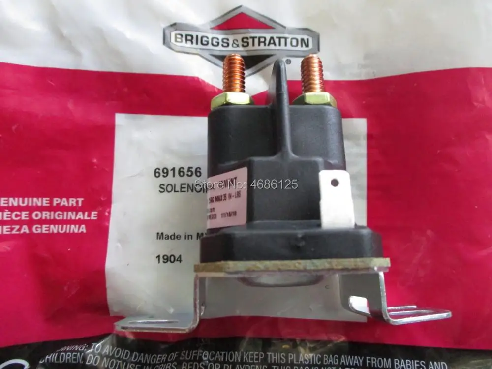 691656 MOTOR RELAY 812-1201-211-05 FIT BRIGGS AND STRATTON 385447 386447 381447 16hp-27hp GASOLINE ENGINE .