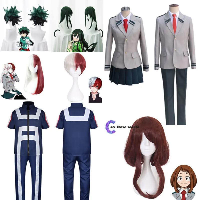 2020 Boku No Hero Academia My Hero Academia All Roles Gym Suit High School Uniform Sports Wear Outfit Anime Cosplay Costumes