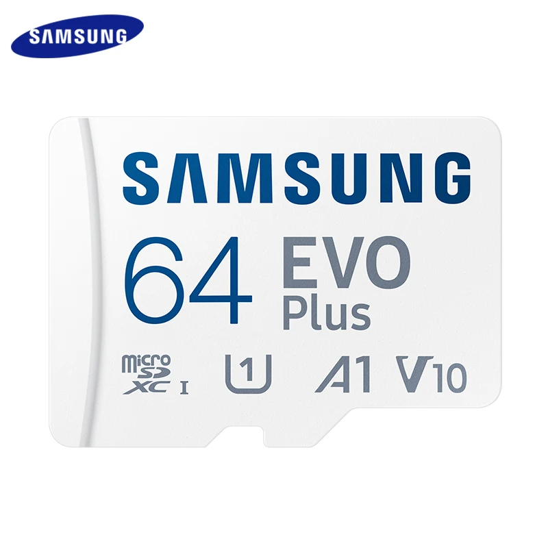 SAMSUNG Microsd Card 256G 128GB 64GB Micro SD Card 512GB Memory Card TF Flash Card Class10 U1 U3 SDXC Card I Grade EVO+ PLUS