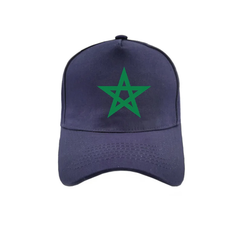 Morocco Flag Baseball Caps Adjustable Snapback Fashion Unisex Cool Morocco Hats MZ-285