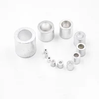 Clip de fijación de Cable de acero, abrazadera de casquillos redondos de aluminio, bucle de prensado, M1.0, M1.2, M1.5, M2, M2.5, M3, M4, M5, M8, 10/20/50 piezas