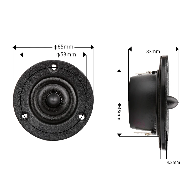 4Ohm 220W HIFI ทวีตเตอร์1นิ้วเครื่องเสียงรถยนต์ลำโพง Peerless XT25SC90-04 NdFeB แหวนมอเตอร์หม้อน้ำลำโพงรถยนต์