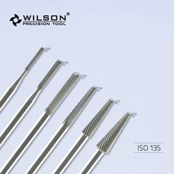 WilsonDental Tungsten фрезерные буры из карбида простые тонкие ISO 135