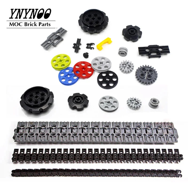 5-100Pcs ingranaggi di collegamento a catena per motociclette ad alta tecnologia per serbatoi 3711 3873 42610 88328 MOC Brick DIY Block assemblare Set di particelle