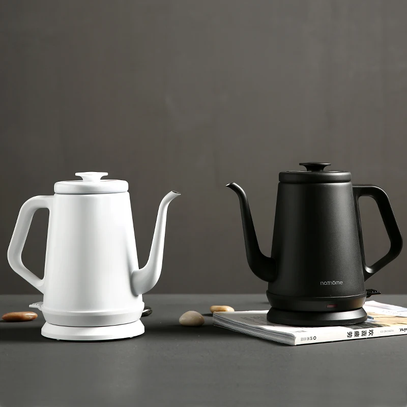 Nathome Electric Kettle 304 Stainless Steel 1L Water Boiler 1000W Fast Heating Household Tea Coffee Pot NSH1810 image 6