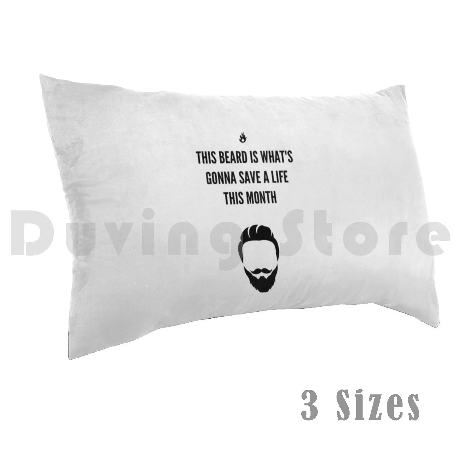 

This Beard Is What's Gonna Save A Life This Monthpillow Case Movember November No Shave Beards