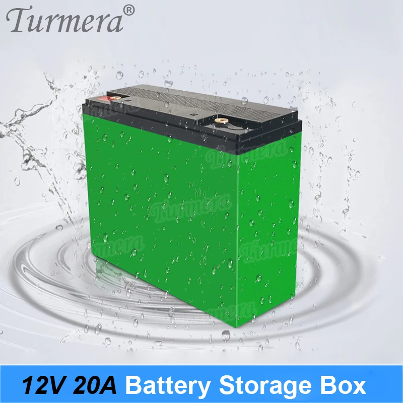 Turmera 12V 20Ah Battery Storage Box for Uninterrupted Power Supply 20*32700 3.2V Lifepo4 Battery and 56*18650 Lithium Batteries