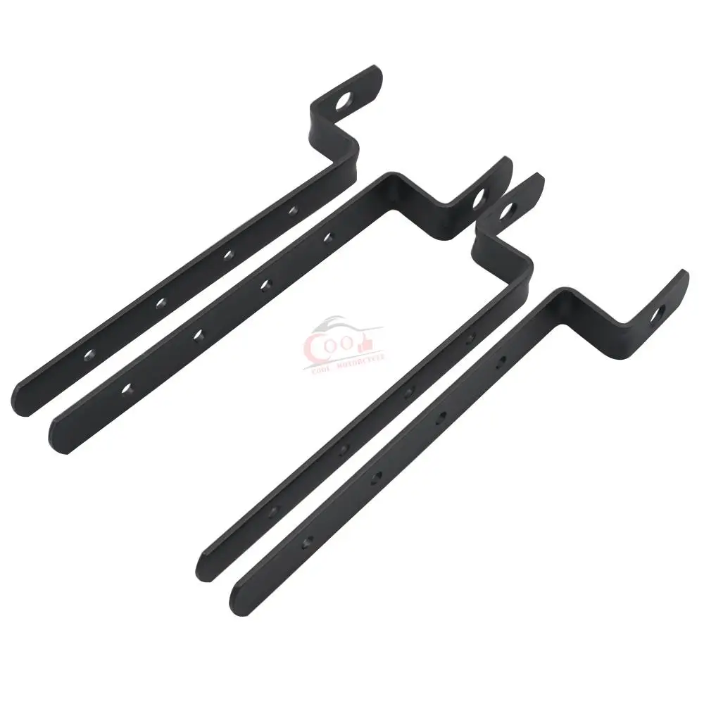 Suporte de assento de motocicleta, aço, barras de proteção, montagens laterais, kit para harley honda kawasaki suzuki yamaha cafe racer