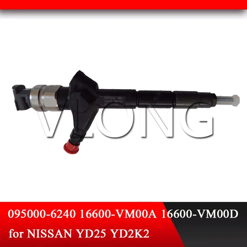 095000-6250 Common Rail Injector 0950006250 Diesel Fuel Injectors 16600EB70A 16600EB70B 16600EB70C 16600EC00A For Nissan YD25