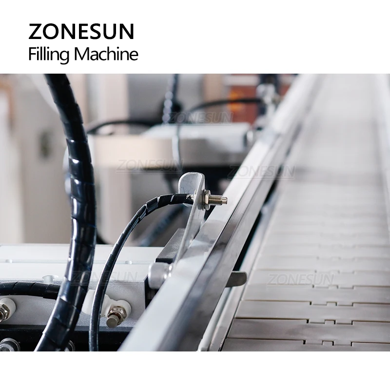 Zonesun tablete automático para enchimento de garrafas, máquina de enchimento de garrafas de álcool querosene, seis cabeça ex, pasta líquida