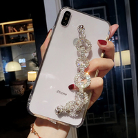 Luxury Glitter Bling Bracelet Soft Case For Motorola Moto G30 G9 Power Z2 Z3 Z Play One Zoom Vision Aceion G Pro P30 Play Note