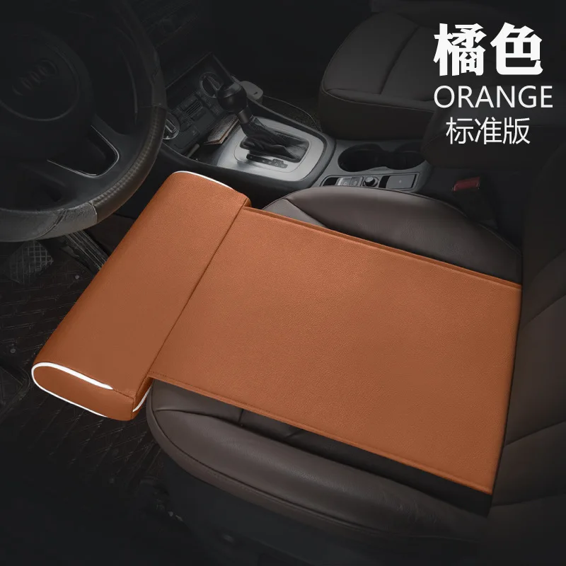 Car seat cushion leg brace relaxed square mat