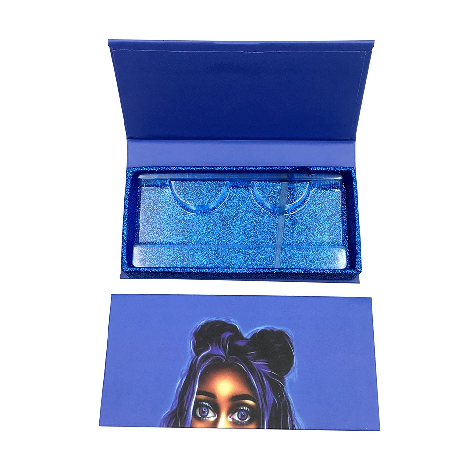 Eyelash Packaging Box 6-100Pcs 3Styles Of Rectangular Boxes With Tray Lashes Box Case Eyelashes Box Package Lashes Pack