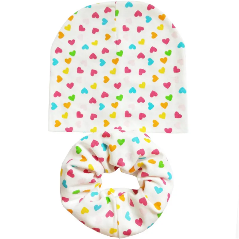 New Winter Children Scarf Hat Sets Cartoon Dinosaur Baby Head Cover Spring Warm Neck Collar Kids Beanies Set Cotton Children Hat